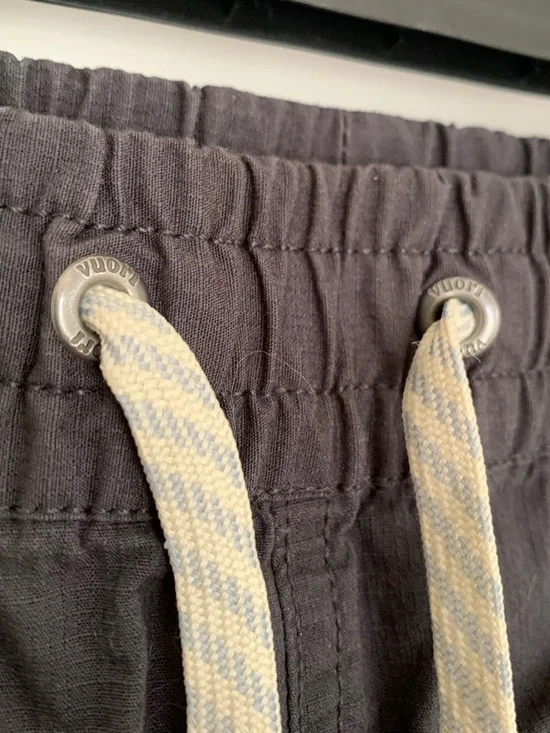 54. Size Medium VUORI Charcoal Grey Ripstop Shorts - Picture 4 of 5